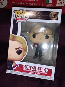 FUNKO POP MOVIES, SONYA BLADE  #1056 W protective case NIB  MORTAL KOMBAT - Picture 1 of 4
