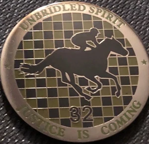US Marshals Service FirstGEN EDofKY Unbridled Spirit OD version challenge coin - Picture 1 of 3