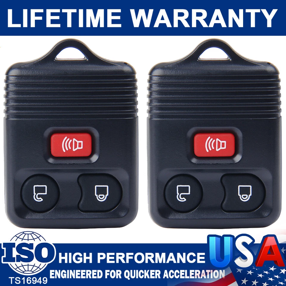 2 Entry Remote Car Key Fob For Ford F150 F250 1999 2000 2001 2002 2003 2004-2007 - Image 1 of 4