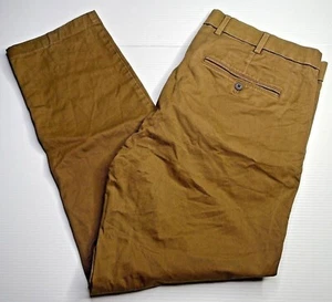 Pantalones chinos de lona recta Gap para hombre talla 36 cintura marrón estilo informal moda - Imagen 1 de 12