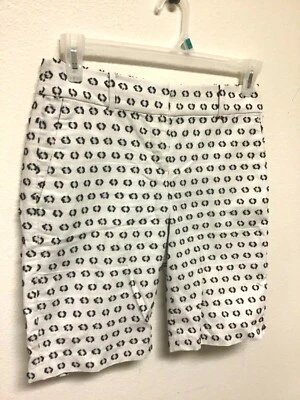 Bermudas Ann Taylor Sx 0 Marfil y Negro Hechas en Filipinas Perfectas Foto 1 de 4