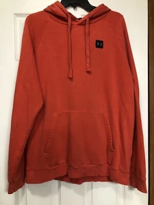 Under Armour Front Pocket Hoodie Size XL Color Faded Coral-Red - Picture 1 of 9