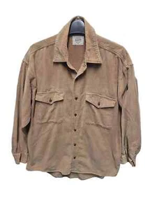 Baffy Cord Hemd Jacke braun Herren Gr. 46 Taschen Langarm Kragen - Bild 1 von 13