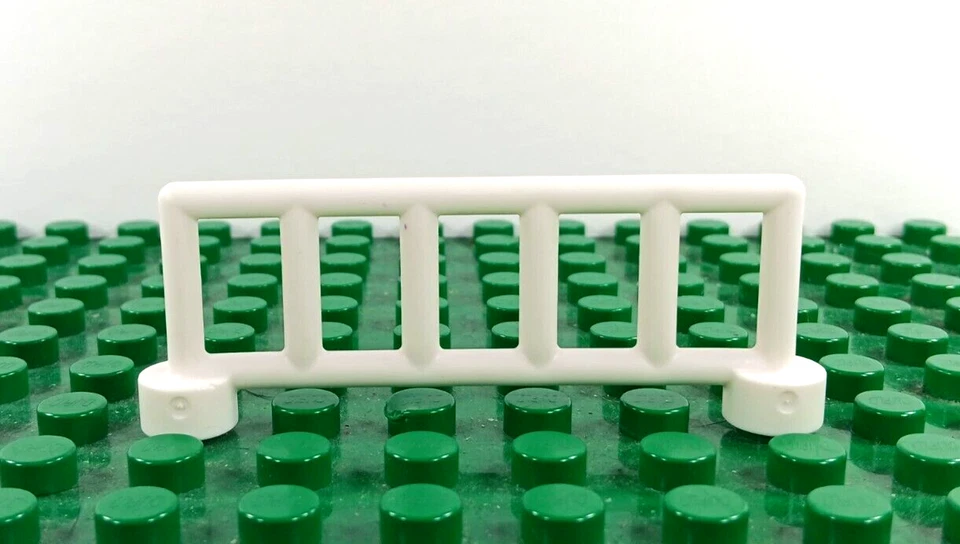 Lego Duplo Artículo Valla Barandilla (6 Postes) (1) Blanco Foto 1 de 2