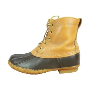 Zapatos de caza Maine vintage LL Bean para mujer marrón sin forro botas de pato talla 8 - Imagen 1 de 11