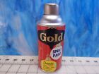 Vtg. Floral Craft Gold Paper Label Spray Paint Can Christmas tree Frank Plastics