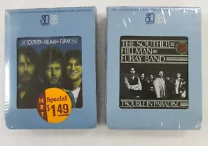 SOUTHER HILLMAN FURAY 2x SEALED 8 TRACK TAPE LOT: Debut & Trouble 1974/75 #823 - Picture 1 of 5
