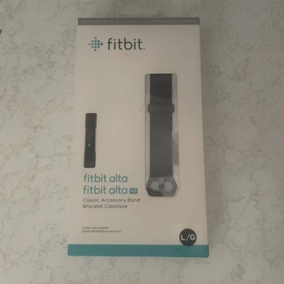 Fitbit Alta HR & Alta Classic Accessory Band Large Blue/Gray New In Sealed Box - Image 1 of 4