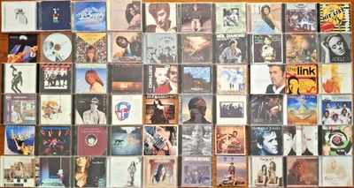 Лот 60 поп софт-рок компакт-дисков U2 принц Адель Майкл куклы Адамс Браун Chicago Air - Изображение 1 из 4