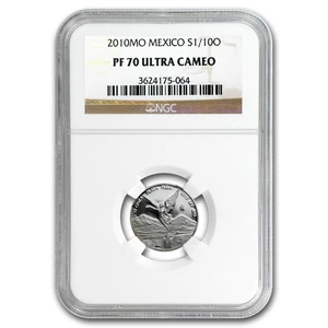 2010 Mexico 1/10 oz Silver Libertad PF-70 NGC - Picture 1 of 3