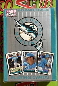 1993 Major League Florida Marlins Playing Cards Bicycle Collection Sealed - Picture 1 of 2