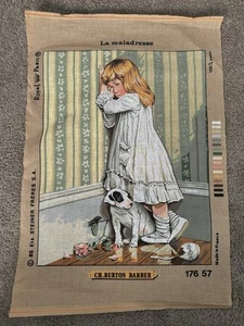 Tapiz de peluquero Royal Paris Needlepoint in Disgrace de Charles Burton costura - Imagen 1 de 9