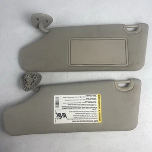 2006-2011 Chevy HHR Sun Visor Pair Set Driver & Passenger RH LH Side Gray OEM - Picture 1 of 10
