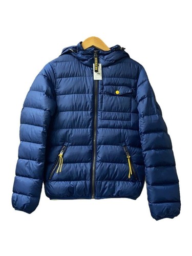 Piumino Coach leggero poliestere BLU F78477