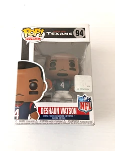 Funko Pop NFL #94 Deshaun Watson Houston Texans Figura in vinile Voltata Fuori Produzione Nuovo con scatola - Foto 1 di 5