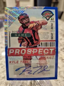 Kyle Teel 2024 Panini Prospect Edition Auto Blue Prizm/75 #157 White Sox  - Imagen 1 de 2