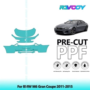 PreCut Paint Protection PPF Kit For BMW M6 Gran Coupe 2011-2015 - Picture 1 of 7