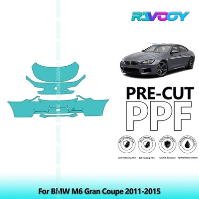 Kit PPF de protección de pintura precortada para BMW M6 Gran Coupé 2011-2015 Foto 1 de 4