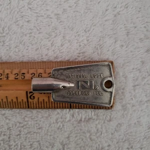 Vintage Gefrierschrank Schlüssel National Lock Rockford Ill - Bild 1 von 4