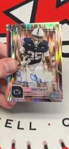 2025 Bowman Chrome U Quinton Martin Jr. 1st Stealth Refractor SP Auto Penn State - Picture 1 of 1
