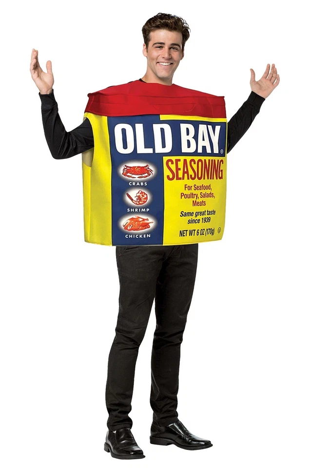 Old Bay приправа может костюм для взрослых - Изображение 1 из 1