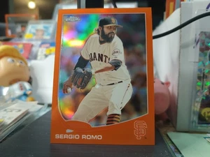 2013 cromo naranja refractor # 51 Sergio Romo MLB San Francisco Giants béisbol - Imagen 1 de 1
