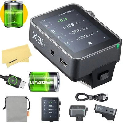 GODOX X3 PRO TTL 2.4GHz Wireless Touch Screen Flash Trigger for Fujifilm Camera - Image 1 of 4