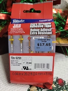 GENUINE Brother TZe-S251 TZES251 P-Touch "Industrial" Tape.  - Picture 1 of 2