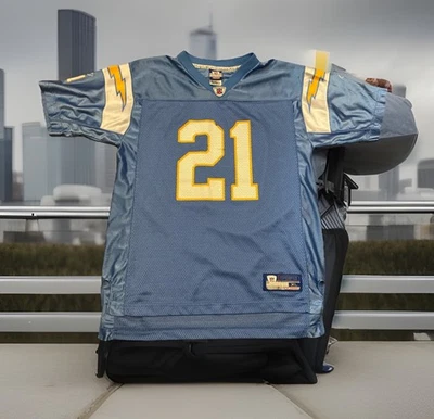 Camiseta de fútbol americano Reebok NFL LaDainian Tomlinson #21 juvenil XL 18-20 azul bebé Foto 1 de 4