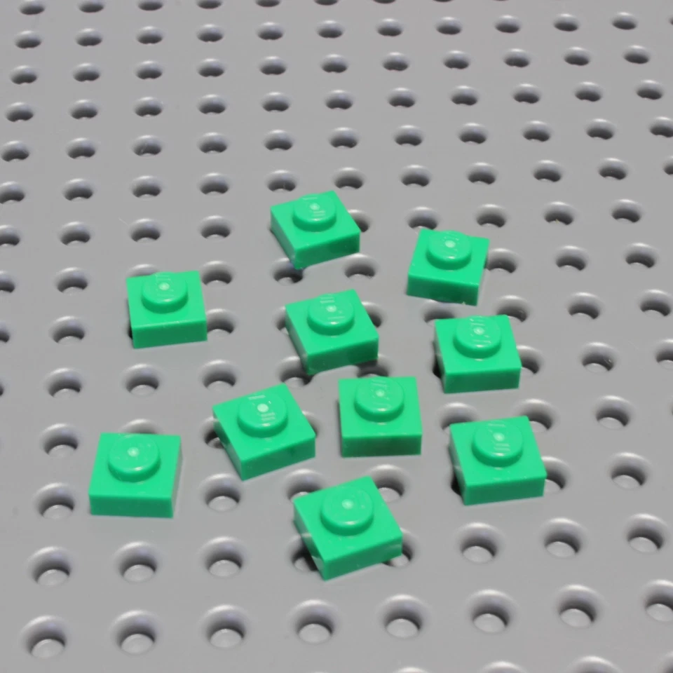 LEGO® 3024 302428 Platte 1 x 1 - grün 10 Stück  NEUWARE - Bild 1 von 1