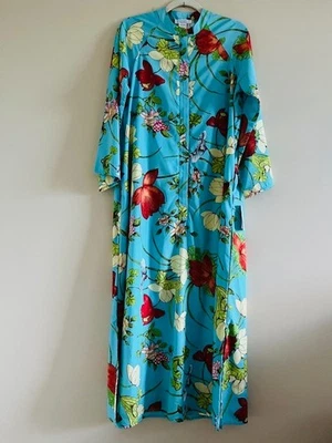 VESTIDO NATORI FLORAL COLEÇÃO PARTICULAR LUXO ROUPÃO TAMANHO PEQUENO EM MULTICOLOR - Imagem 1 de 4