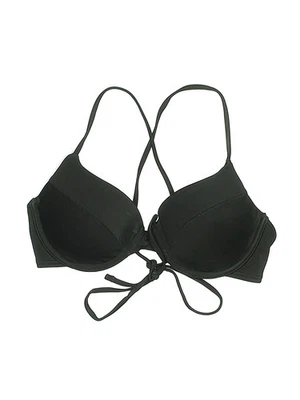 Top de traje de baño negro Out From Under para mujer M Foto 1 de 2