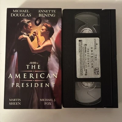 The American President VHS 1996 Michael Douglas Annette Bening Drama – Charity  - Image 1 of 2
