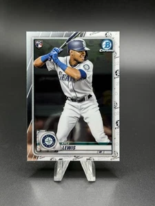 2020 Bowman Chrome Kyle Lewis Rookie RC #90 Baseballkarte - Bild 1 von 2