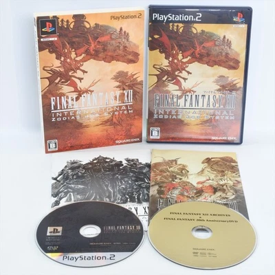 FINAL FANTASY XII 12 International Zodiac Job Boxed PS2 Playstation 2 JP p2 3238 - Image 1 of 4