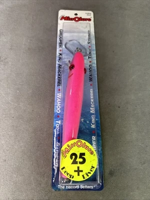 MirrOlure Deep 25+ 111MR-HP 粉红色机身/头部 — 第 1/4 张图片