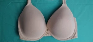 Cacique 44F BEIGE BH Boost Plunge Bügel Lane Bryant Baumwolle SPANDEX - Bild 1 von 14