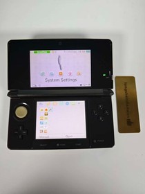 Nintendo 3ds Black handheld  Console  Used