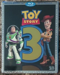 NEW Disney Toy Story 3 (Blu-ray 3D, 2011, w Embossed Slipcover) Mexico Import - Picture 1 of 2