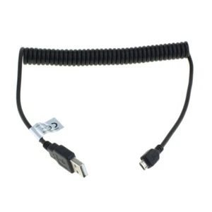Ladekabel USB Kabel Spiralkabel für TomTom Go 6000 TomTom Start 20 25 40 42 60 - Bild 1 von 1