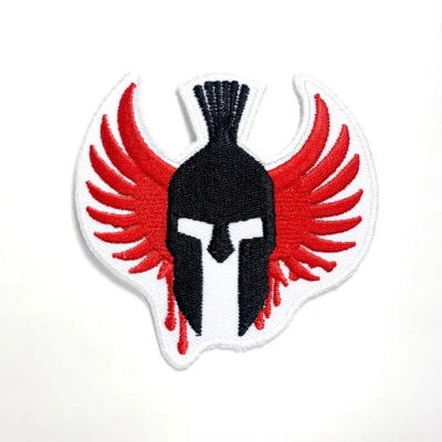 Spartan Helmet patch Roman Gladiator Symbol Art Emblem for DIY Iron on Clothes - Image 1 of 4