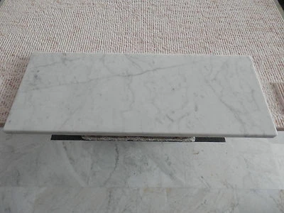 Tagliere in marmo bianco di Carrara 40x35,vassoio affettare,spianatoia - Immagine 1 di 4