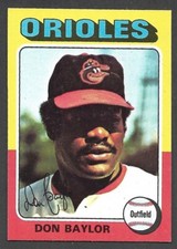1975 TOPPS MINI #382  Don Baylor  BALTIMORE ORIOLES  EX-MINT  A