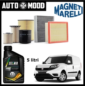 Kit Tagliando + Olio selenia Fiat Doblo Cargo 263 1.6 Multijet  MJT 77 Kw 105 Hp - Foto 1 di 3