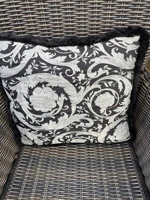 Versace Home Black Cushion  - Image 1 of 4