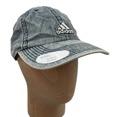 Adidas Saturday Plus Denim Wash White Adjustable Hat Cap Climalite Sweat Nothing - Image 1 of 4