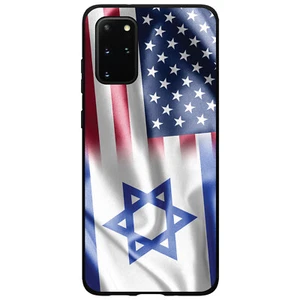 Hard Case Cover for Samsung Galaxy S US Israel Flag Waving - Picture 1 of 6