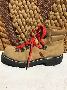 Montblanc Brown Suede 16-9731  Hiking Boots US Size 5.5D - Picture 1 of 7