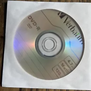 Verbatim DVD-R 10 Pk With Paper Sleeves - Picture 1 of 1