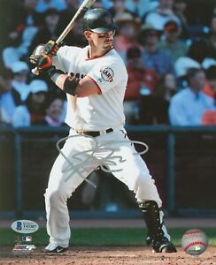 Giants Aaron Rowand Authentic Signed 8x10 Photo Autographed BAS #T43307